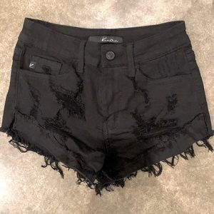 KanCan distressed jean shorts